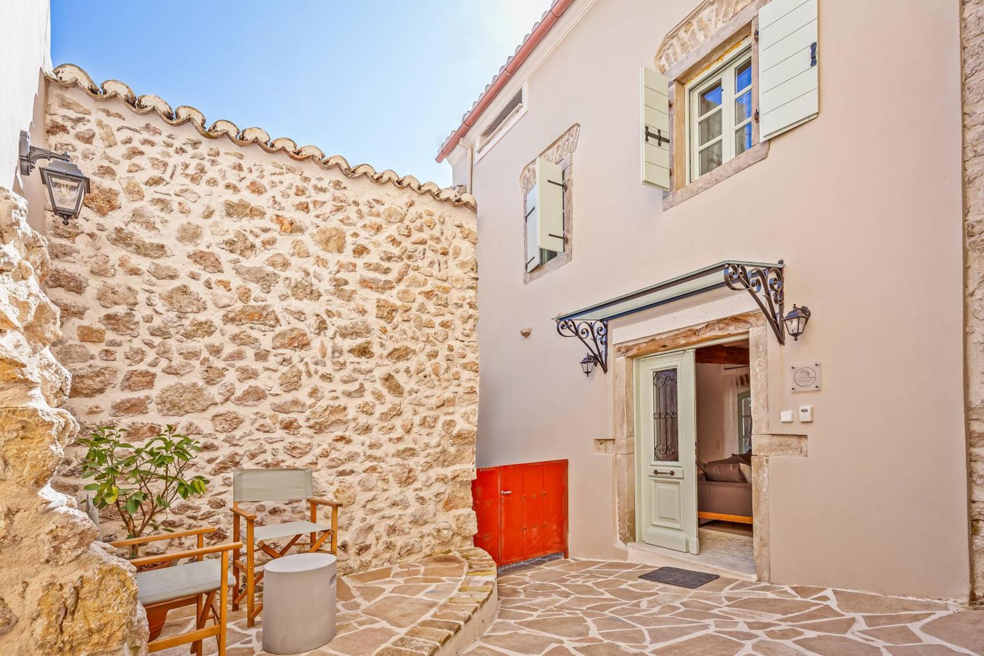 Courtyard Cottage Corfu Lákones Екстериор снимка